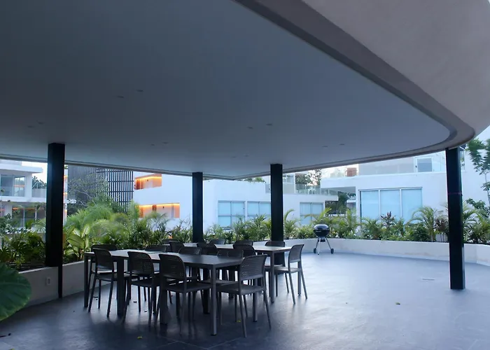 Apartamento New Pool Clubhouse The Leaf Playacar *