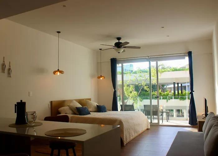 New Pool Clubhouse The Leaf Playacar Apartamento *