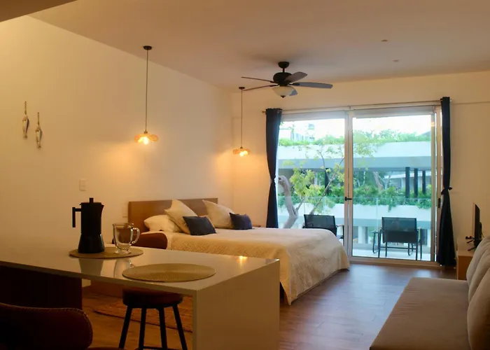 Apartamento New Pool Clubhouse The Leaf Playacar Playa del Carmen